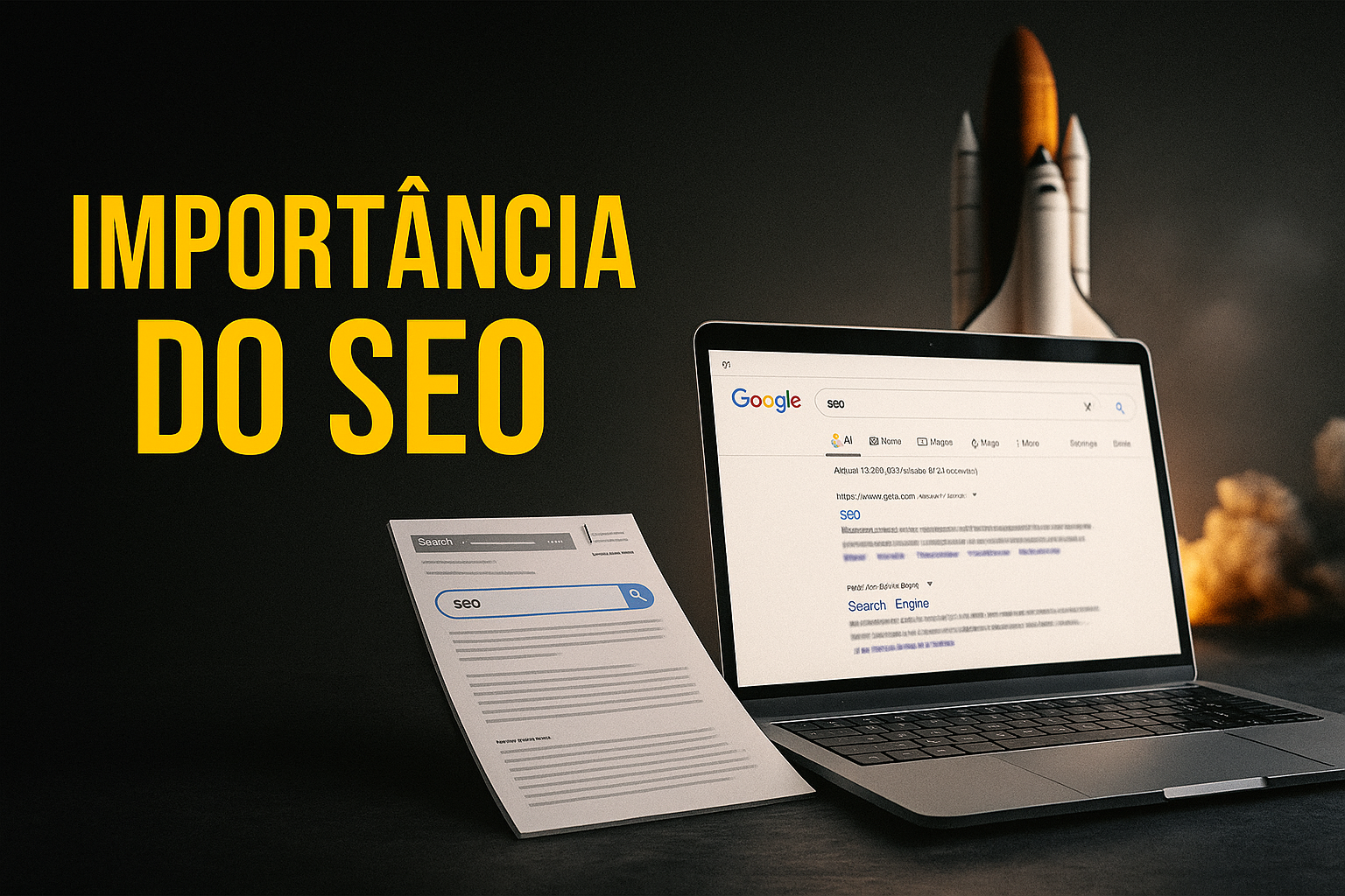 Importância do SEO para o ranqueamento no Google.